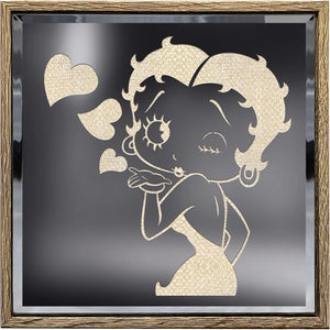 Betty Boop Lighted Shadow Box "NEW"