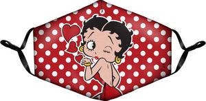 Betty Boop Face Mask  "NEW"