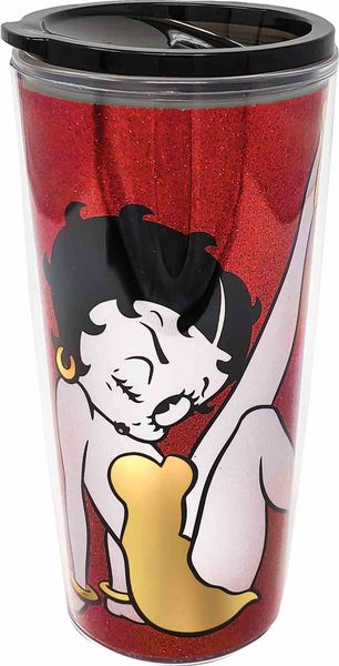 Betty Boop Red Glitter Travel Mug – Goodies Galore the Betty Superstore