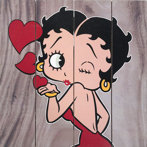 NEW  Betty Boop Wood Sign