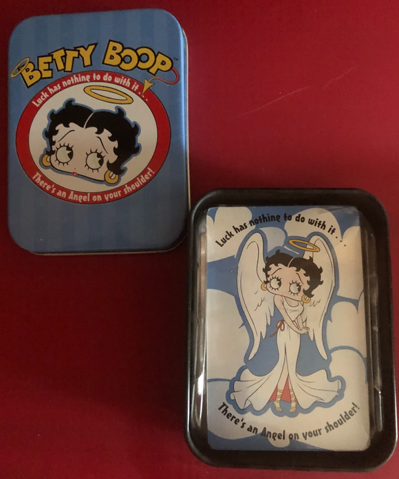 Betty Boop Angel and Devil Playing Cards with Collectable Tin