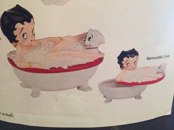 Betty Boop Bathtub Trinket Box