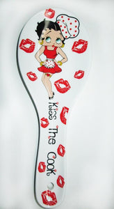Betty Boop Spoon Rest Kiss Boxed -9&quot; Tall