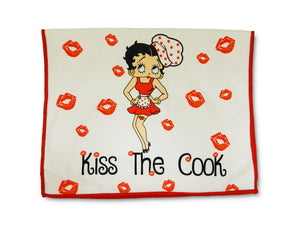 Betty Boop Kiss the Cook Kitchen Towel