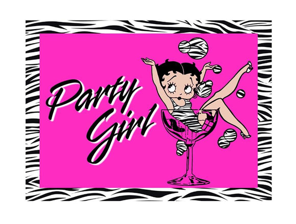 Betty Boop Magnet Party Girl