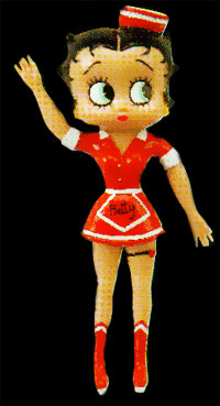Product Image Betty Boop Diner Bendable Doll