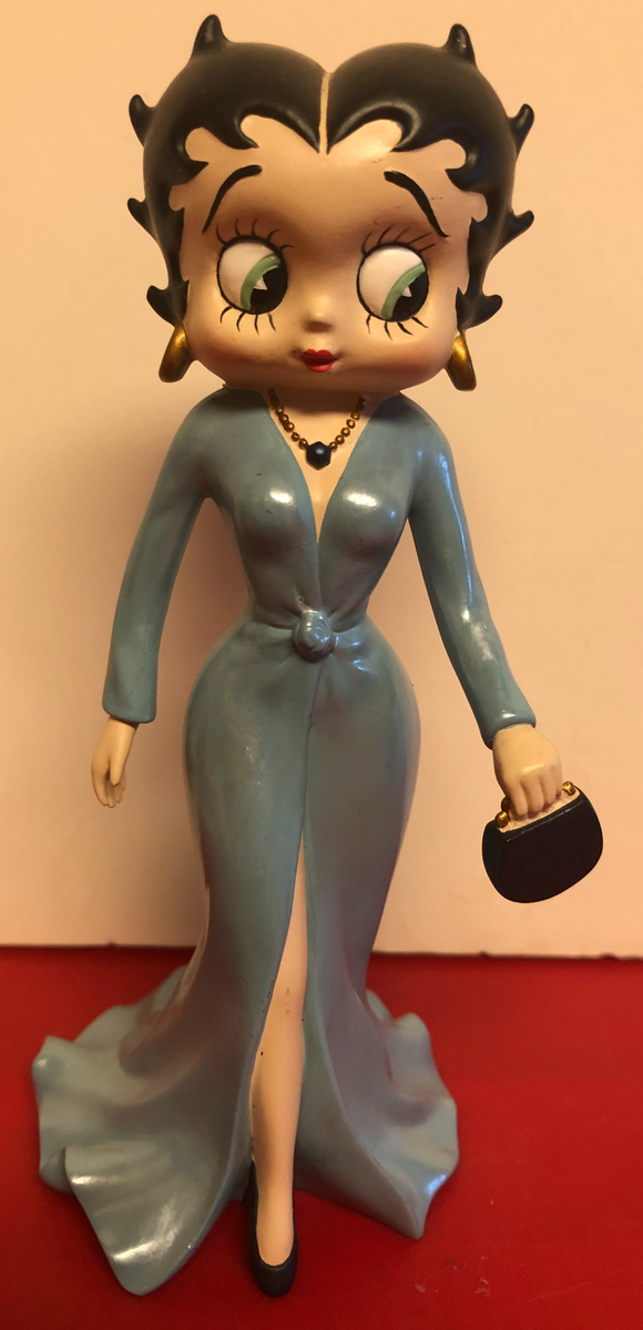 Betty Boop Lady in Blue Dress             Retired   Very hard to find.