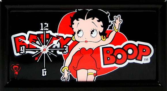 Betty Boop White Clock