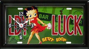 Betty Boop Lady Luck Clock