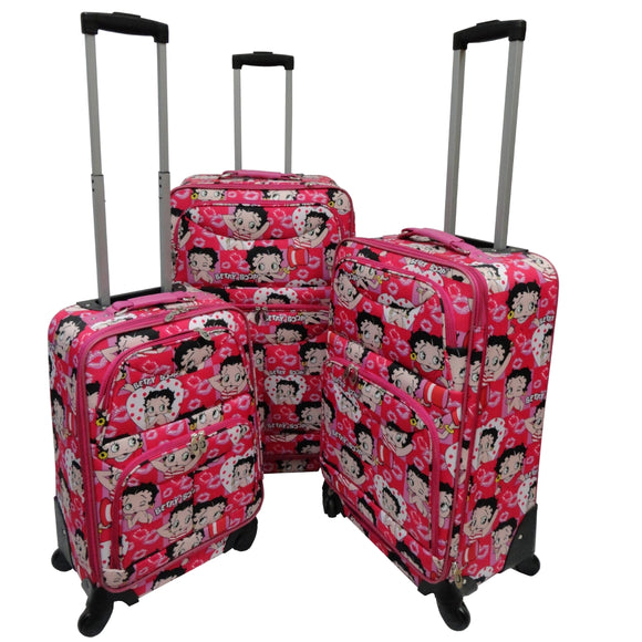 Rolling Suitcase Set Betty Faces Suitcase Set