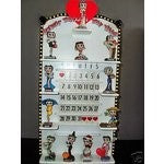 Calendar Girl with Figurines