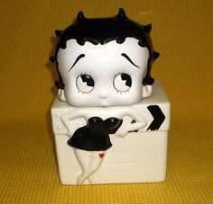 Betty Boop Black and White Cookie Jar