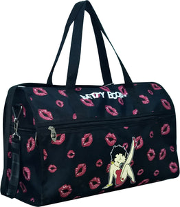Betty Boop Weekender Large Duffle Bag Kick Pose
