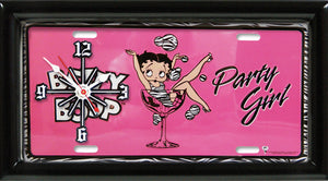 Betty Boop Party Girl Clock