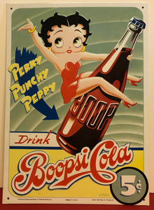 Betty Boop Boopsi ColaTin Sign