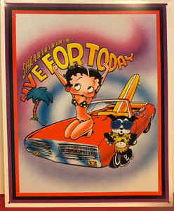 Betty Boop Live for Today Tin