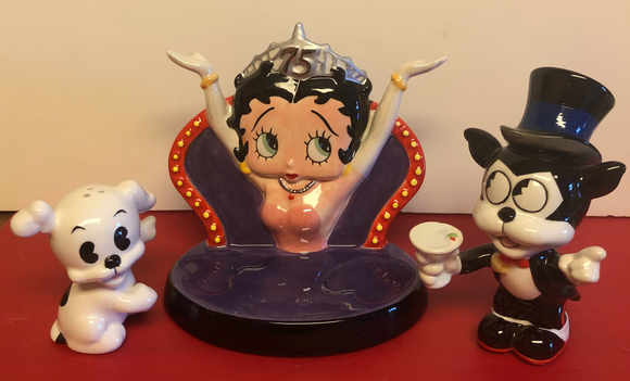 Betty Boop 75 Anniversary Salt and Pepper  (Retired)