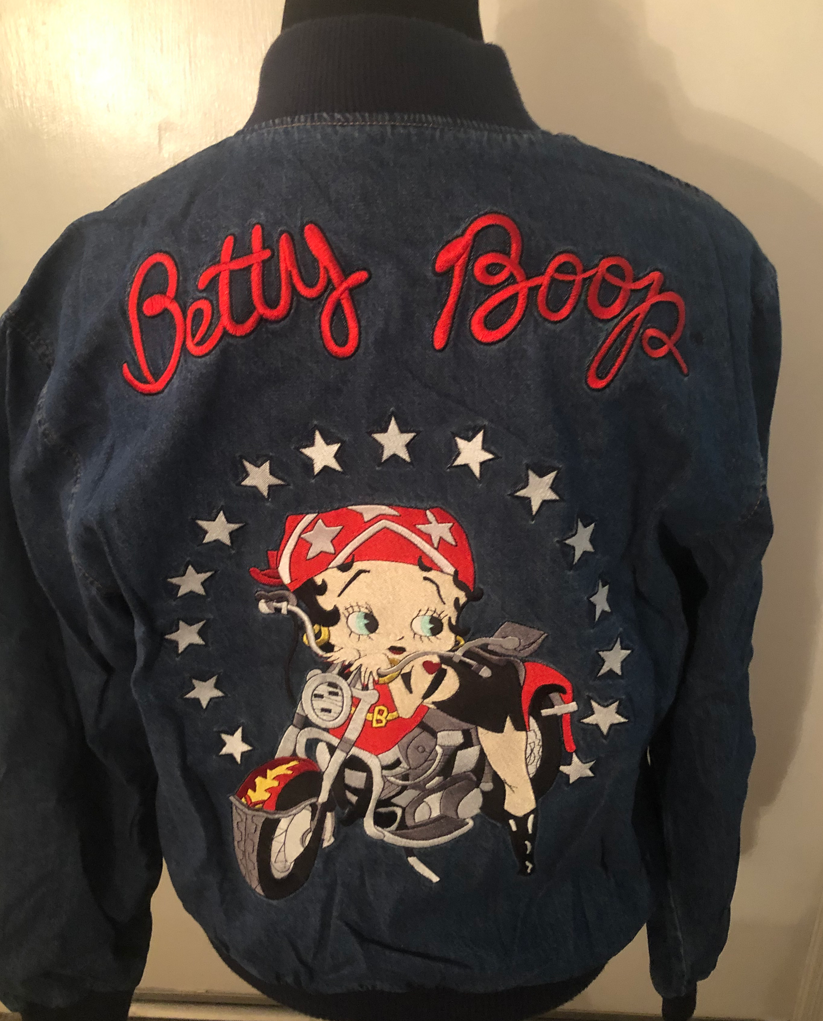 Betty boop 2025 denim jacket