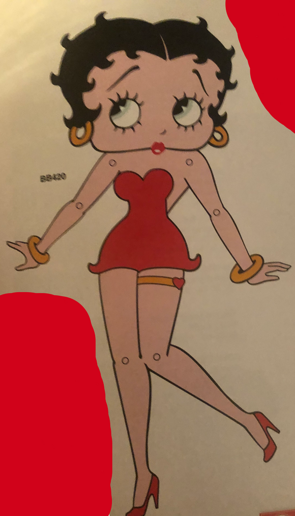 Betty Boop Heart Party Jointed Figurine