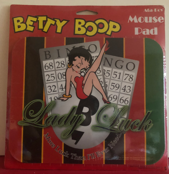 Betty Boop Lady Luck Bingo Mouse Pad