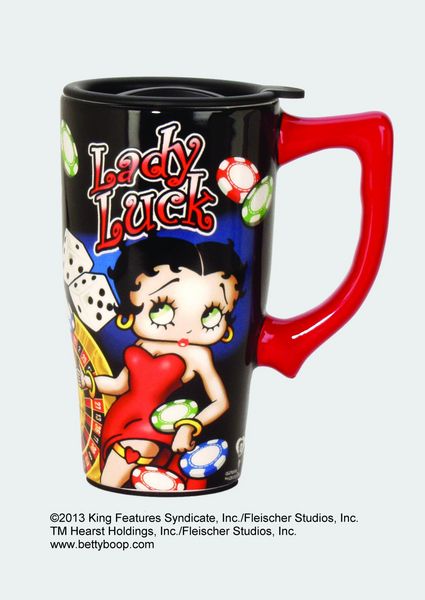 Betty Boop Lady Luck Travel Mug