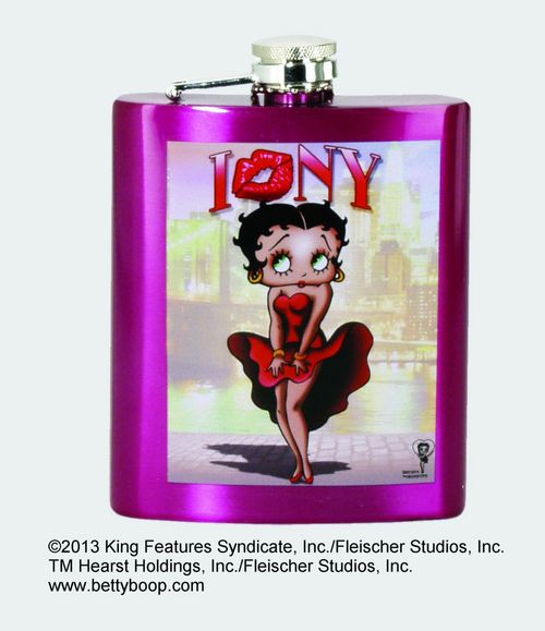 Betty Boop New York Flask