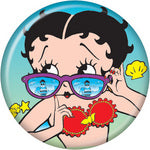 Betty Boop Metal button Sunglasses