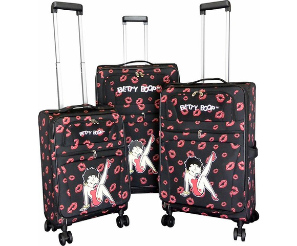 Betty Boop Suitcase Set Betty Kick