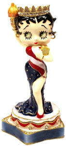 Betty Boop New York's Lady Liberty  Porcelian Hinged Box