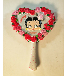 Betty Boop Bed of Roses Hand Mirror