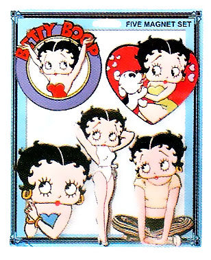 Product Image Betty Boop Magnets Set of 5