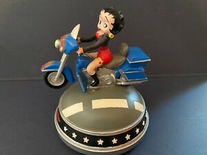 Betty Boop Musical Biker Figurine    Retired