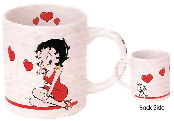 Betty Boop Heart Coffee Mug - Teeruto