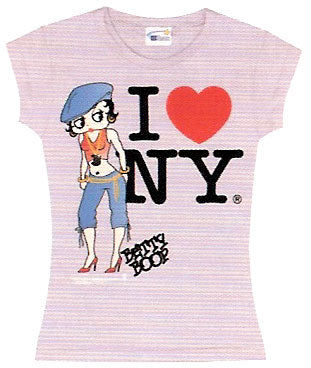 Product Image Betty Boop In the City "Lilac" T-Shirt