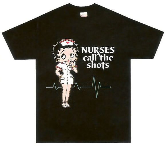 Product Image Nurses Call the Shots Betty Boop T-Shirt