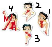 Product Image Betty Boop Magnets