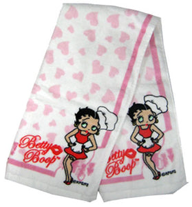 Betty Boop Pink Heart Chef Kitchen Towel