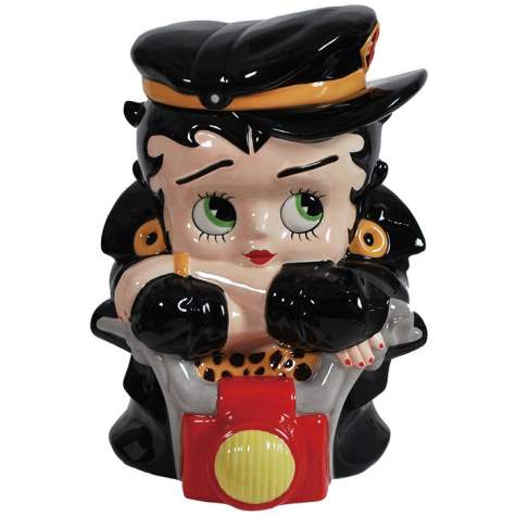 Betty Boop Biker Cookie Jar