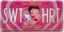 Product Image Betty Boop Sweet Heart License Plate
