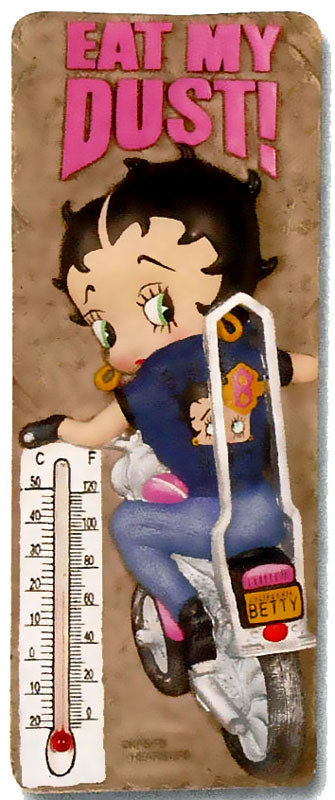 Betty Boop Biker Thermometer