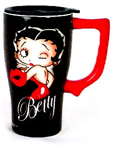 Product Image Betty Boop Kiss Travel Mug