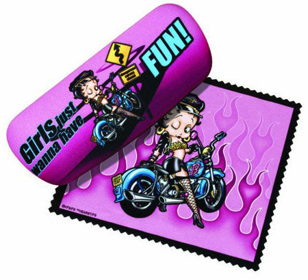 Product Image Betty Boop Biker Eyeglass Case