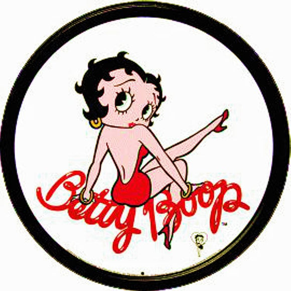 Betty Boop Metal Sign Kick