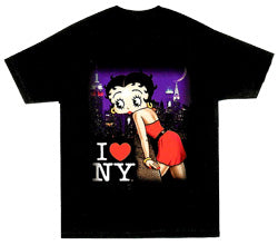 Product Image I Love NY Skyline Betty Boop T-Shirt