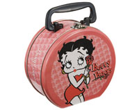 Product Image Betty Boop Bed of Roses Round Tin Tote