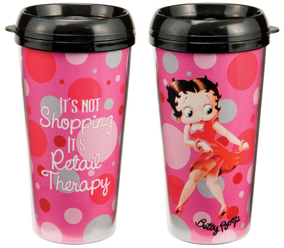 Product Image Betty Boop Shopping is Therpy Travel Mug