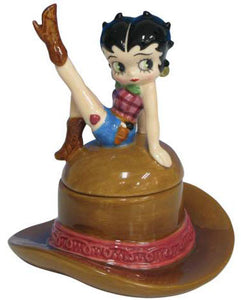 Product Image Betty Boop Cowgirl Trinket Box